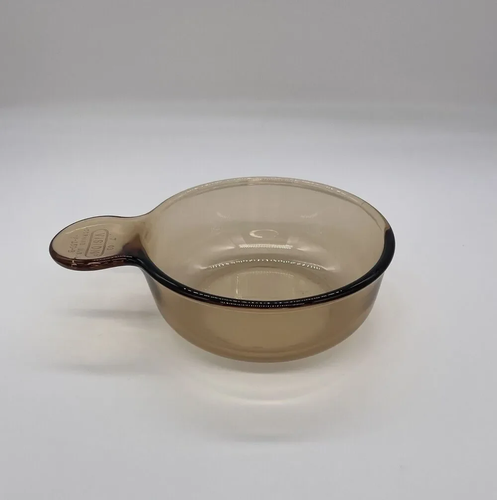 Vintage Visions Amber Grab it Heat n Eat Bowl without Lid V-150-B